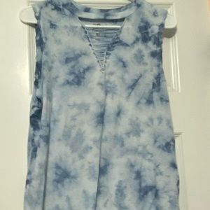 SO tie dye tank top